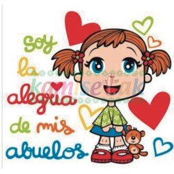 "Soy la alegría de mis abuelos" | Diseño Kamisetak Bilbao