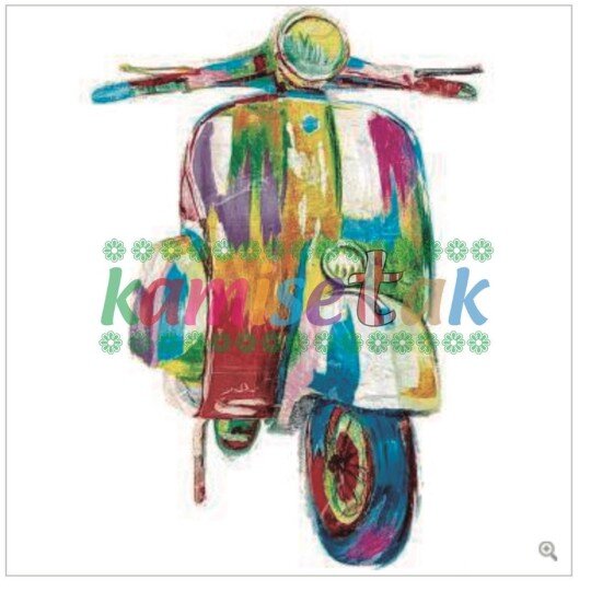 Diseño "Moto colores" para tu prenda | Kamisetak