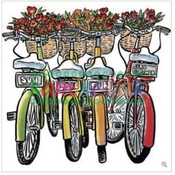 Diseño "Bicis colores" para tu prenda | Kamisetak