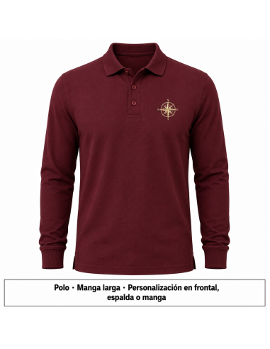 Polos de manga larga personalizados | Kamisetak Bilbao