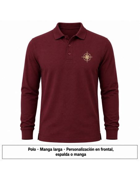 Polos de manga larga personalizados | Kamisetak Bilbao
