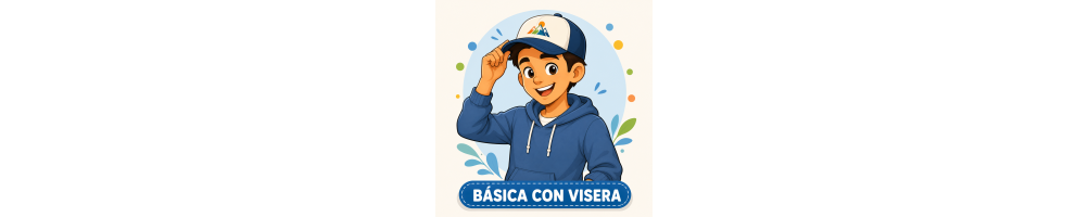 Gorras básicas con visera personalizadas | Kamisetak