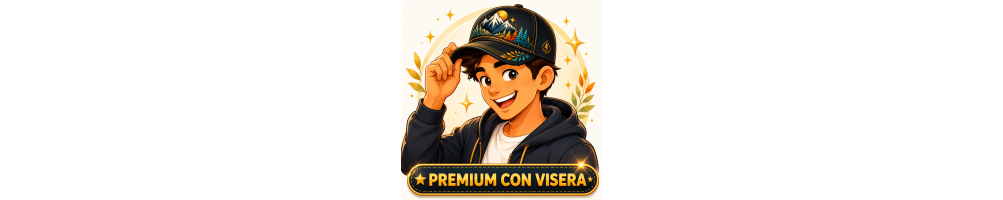 Gorras premium con visera personalizadas | Kamisetak